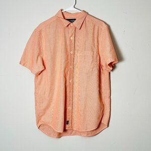 Abercrombie & Fitch Summer Short Sleeve Light Button Shirt ORANGE‎ Men’s Medium